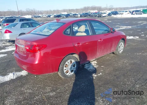 2010 Hyundai Elantra Gls z USA, uszkodzony, nr VIN KMHDU4AD3AU170048